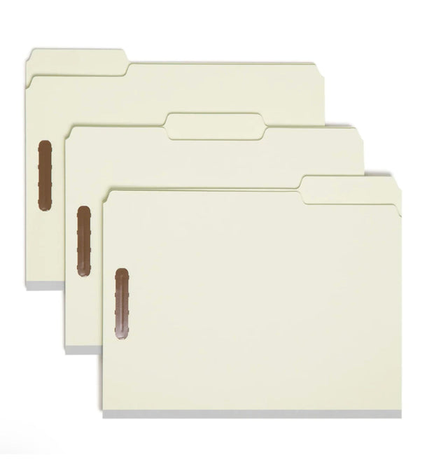 Recycled Pressboard Fastener Folders, 2